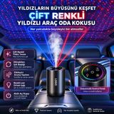 Azurtech Akıllı Araba Hava Spreyi, Aromaterapi Koku Difüzörleri Yağlar Nemlendirici, Ultrasonik Atomizer, Ayarlanabilir Konsantrasyon, Otomatik Açma/kapama, Dahili Pil - Siyah
