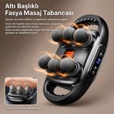 Azurtech Auhma AMG37 6 Başlıklı Titreşimli Masaj Aleti - 9 Kademeli Şarjlı Masaj Cihazı - Siyah