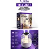 Azurtech Auhma Aph-08 4l Akıllı Nemlendirici Çift Sprey LCD Göstergeli Aromaterapi Ultrasonik Buhar Makinesi - Çok Renkli
