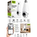 Azurtech Blıc Pro+ Blm-79 Akıllı Ampul Kamera 1080P Full Hd | 355° Panoramik Görüş, Wifi, Gece Görüşlü Güvenlik Kamerası - Beyaz