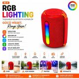 Azurtech Bs-11 Rgb Işıklı Bluetooth 5.3 Taşınabilir Kablosuz Hoparlör | Suya Dayanıklı | Fm Radyo | Aux | Dahili Mikrofon | 12 Saat Pil Ömrü - Çok Renkli