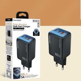 Azurtech FC56 65WATT Gan Seyahat Şarj Adaptörü - Siyah