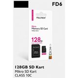 Azurtech Fulltech Micro Sd Hafıza Kartı Class 10 Yüksek Hızlı Mikro Sd Kart Adaptörlü - 64GB