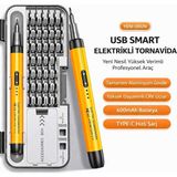 Azurtech Hassas Elektrikli Tornavida Seti Kablosuz Şarj Edilebilir Mini Güç Aracı, Mobil/pc/elektronik Onarımı Için 12 Bit ile - çok renkli