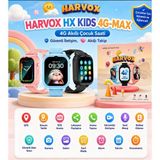 Azurtech Hx Kids 4g-Max Akıllı Çocuk Saati Gps Takipli Sım Kartlı Görüntülü Konuşma - Mavi