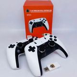Azurtech HY01 2.4g Wireless Dual Controller Kablosuz USB Oyun Kolu 2 Adet 64GB Hafıza Kartı Oyun Yüklü - Beyaz