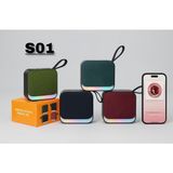 Azurtech Mini Bluetooth Hoparlör |rgb Aydınlatmalı Taşınabilir Kumaş Subwoofer - Ev Seyahati Için Yaratıcı Hediye Ses - Siyah