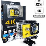 Azurtech Motor Bisiklet Araaba Aksiyon Kamera Wi-Fi 4K Ultra Hd 170 Derece 32 GB Hafıza Kartı Destekli - Çok Renkli