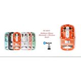 Azurtech PG-9010 Poly Gold Kablosuz Mouse 2.4ghz Şarjlı Bluetooth Şeffaf - Beyaz