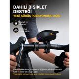 Azurtech Taşınabilir Bluetooth Hoparlör - Ipx7 Su Geçirmez, Rgb Işık Efektli, 45 mm Güçlü Bas Sürücüsü, Bisiklet Aparatlı, Kablosuz Hoparlör - Siyah