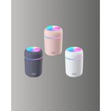 Azurtech Taşınabilir Hava Nemlendirici - Renkli Işık ve USB Bağlantı - Siyah
