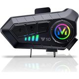 AZURTECH Y10 Motosiklet Kaskı Bluetooth Kulaklık - Altın - Siyah