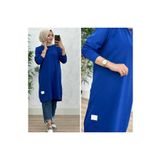 azzebutik 8420 MEVA TUNİK K25 SAKS
