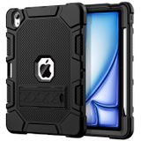 Azzsy iPad Air 6. Nesil 10,9 inç 2024 için Kılıf, Ağır Hizmet Darbeye Dayanıklı Dayanıklı Yüksek Darbe Koruyucu Kılıf (Siyah)