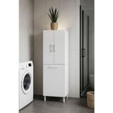 Azzuri Furniture Asya Kirli Çamaşır Sepetli Banyo Kiler Oyuncak Çok Amaçlı Dolap Azr-10-11