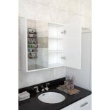 Azzurı Furnıture Lavabo Ustu Aynali 2 Kapakli Banyo Dolabi