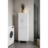 AZZURİ Home Çok Amaçlı Kirli Çamaşır Sepetli Banyo-Mutfak-Erzak Dolabı