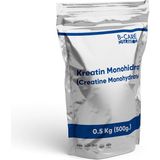 B-Care Nutrition Kreatin Monohidrat (Creatine Monohydrate) 0.50 kg (500G.) Toz Aromasız-Katkısız Hammadde