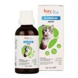 B Complex Vitamin 50ml - Kediler Için Tüy Sağlığını Destekleyici Multivitamin Damla