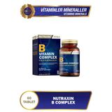 B Complex Vitamin 60 Kapsül B1, B2, B3, B5, B6, B12, Biotin