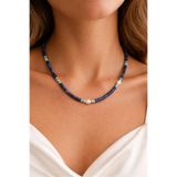 B Design jewelry Ariev Lav ve Lapis Lazuli Taşlı Kolye