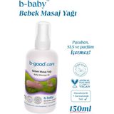 B-good Bebek Masaj Yağı 150 Ml Dermatolojik Test Edilmiş Hassas Ciltler İçin Özel Formül