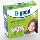B-Good Göz Kapama Bandı Kız Çocuk Desenli 54 Adet Tembelliği