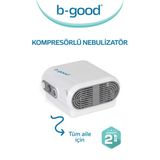 B-Good Kompresörlü Nebulizatör Compressor Nebulizer Bc6403 Yeni Versiyon Bgood