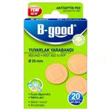 B-Good Suya Dayanıklı 25 mm 20'li Yuvarlak 10 Adet Yara Bandı