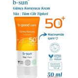 B-Good Yetişkin Güneş Kremi Spf 50+ Yüz Için 50 Ml