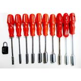 B.H.D TOOLS Makroyapı Lokma Tornavida Takımı Lokmalı Tornavida Set 11 Parça 11 Li Karışık