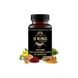 B King Erkek Destekleyici Shilajit Shatavari Gokshura Safed Musli Shudha 30LU Kapsüller