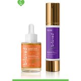 b-loved 2'li Cilt Bakım Seti Leke Karşıtı %10 Azelaik Asit Serumu -8d Hyaluronik Asit, Vitamin C Yüz Kremi