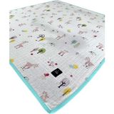B.s.c Home % 100 Müslin Örtü&bebek Battaniyesi 90X90 cm - Turkuaz - 90 x 90 cm