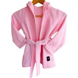B.s.c Home %100 Pamuk Müslin Bebek Bornozu - 3 - 5 Yaş - Pembe