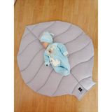 B.s.c Home Yaprak Oyun Matı - 90 x 120 cm - Gri