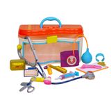 B. Toys 44176 – Wee MD Kinderkoffer | 14 parçalı doktor oyun seti, stetoskop, termometre, çağrı cihazı, tansiyon manşeti ve taşıma çantası, 14 adet, 18+ ay