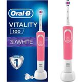 B Vitality 100 3D White Pembe Elektirikli Şarjlı Diş Fırçası