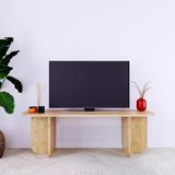 B0030 Beca Tv Ünitesi 100 cm Meşe Tv Sehpası, Televizyon Ünitesi Minimalist Modern 45 Inç Tv Ünitesi