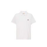 B0A6BX41001-R Timberland Mıllers Rıver Short Sleeve Stretch Polo Erkek T-Shirt Beyaz