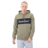 B0A6FKM5901-R Timberland Ls Cursive Hoodie Sweatshirt Regular Erkek Sweatshirt Haki
