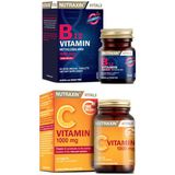 B12 Vitamini 1000 Mcg 60 Dilaltı Tableti + C Vitamini 1000 Mg 30 Tablet