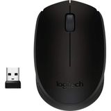 B170 Optik USB Alıcılı Kablosuz Mouse, Sağ ve Sol Elle Kullanıma Uygun, 12 Ay Pil Ömrü, Siyah - Renkli