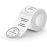 B21/B1/B3S Etiket Yazıcısı Için Yuvarlak Etiketler, Termal Çıkartma 50 x 50 Mm, 150 Etiketli 1 - 0 - 1 lt