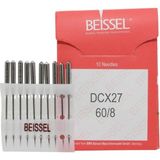 B27 Sanayi Tipi Overlok Makinesi Iğnesi 8/60 Numara Ses Uçlu 10 Adet (1 Paket) - Standart - Çok Renkli