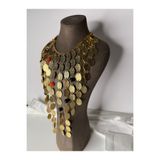 B3 Aksesuar Nomad Gold Otantik Pullu Kolye