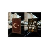 B34R Türk Bayrağı Ve Biz Kötüyüz Aynen - İkili Oto Kokusu - Dekoratif Araç Kokusu Ve Aksesuarı