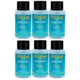 B5-Vitaminli Ekstra Güçlü Oje Çıkarıcı 6'Lı Eko Paket 125 Ml Tırnak Kırılmalarını Önleyici Aseton