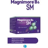 B6SM Magnezyum 30 Saşe Sitrat Malat Vitamin B6 P5P