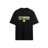 BA Sportswear NFL Pittsburghs Steelers Amerikan Futbolu Oversize T-Shirt